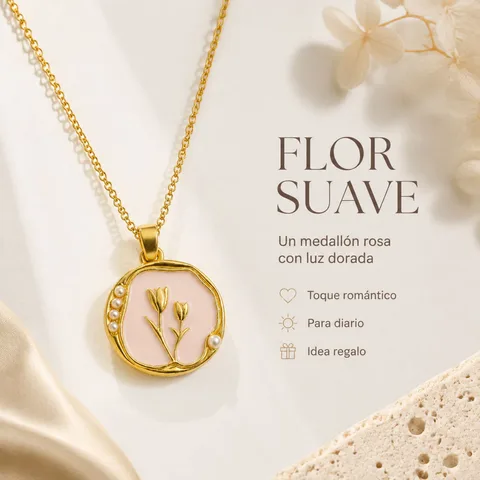 COLGANTE CHAPADO ORO 14K CON CIRCONITA