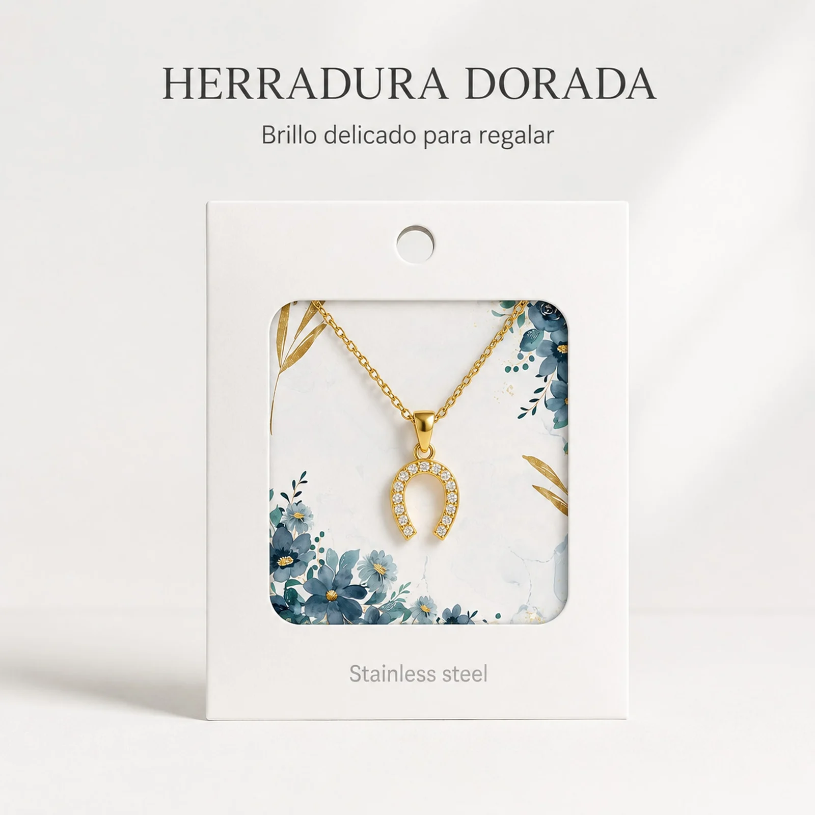 COLGANTE CHAPADO ORO 14K CON CIRCONITA