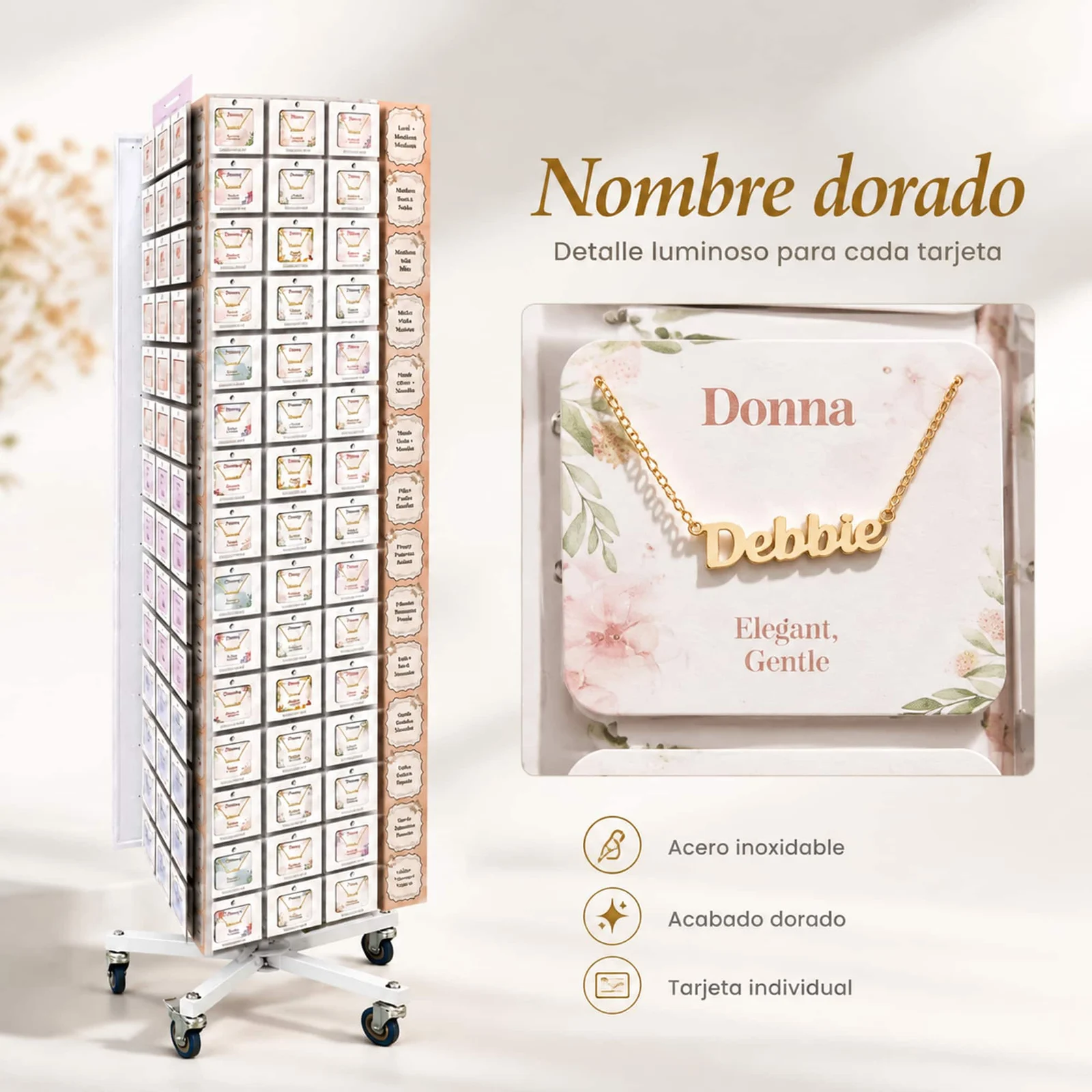 Expositor de Collar Nombre Inglés