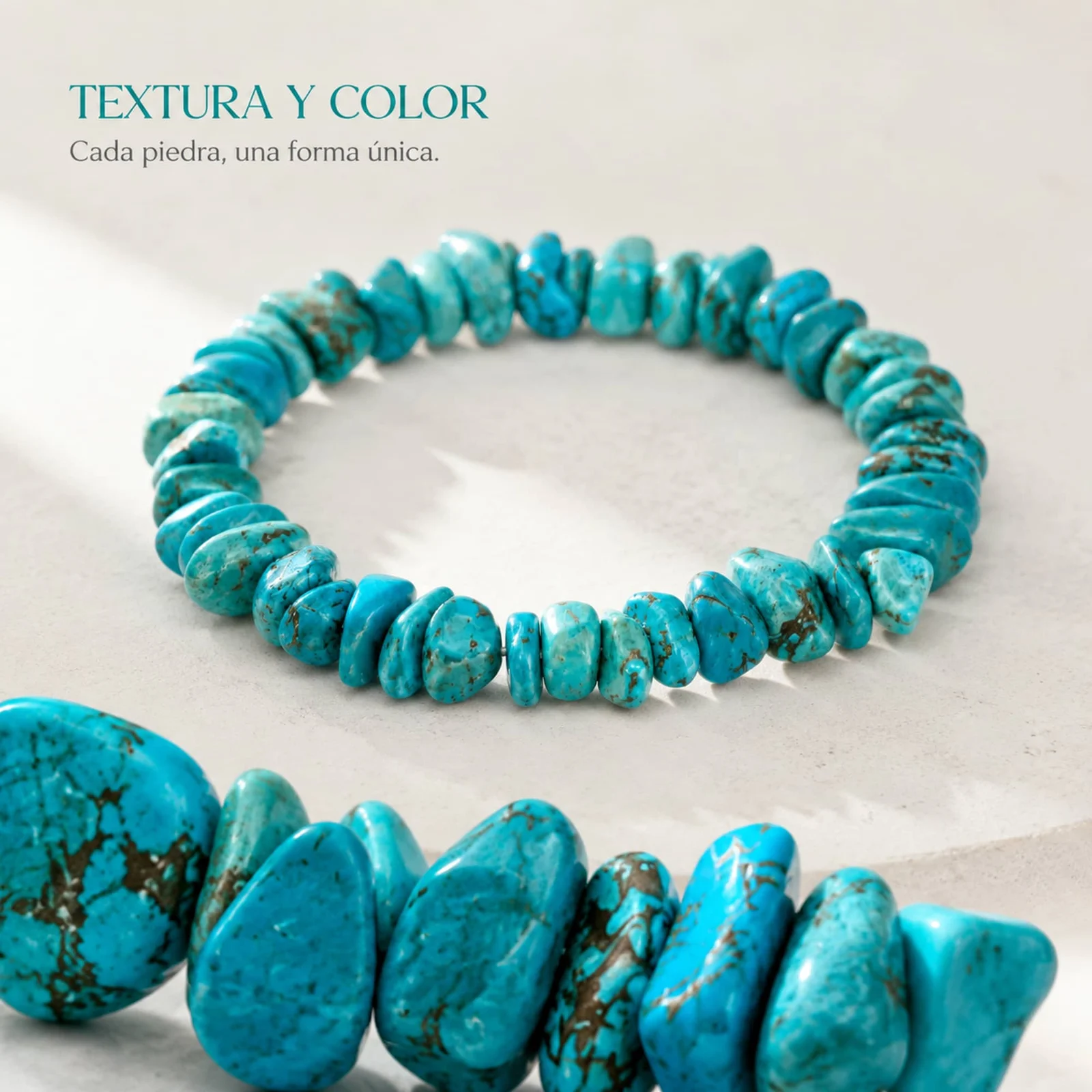 Pulsera Piedra natural Turquesa