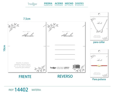 TARJETA FELICITACIÓN PARA ABUELA