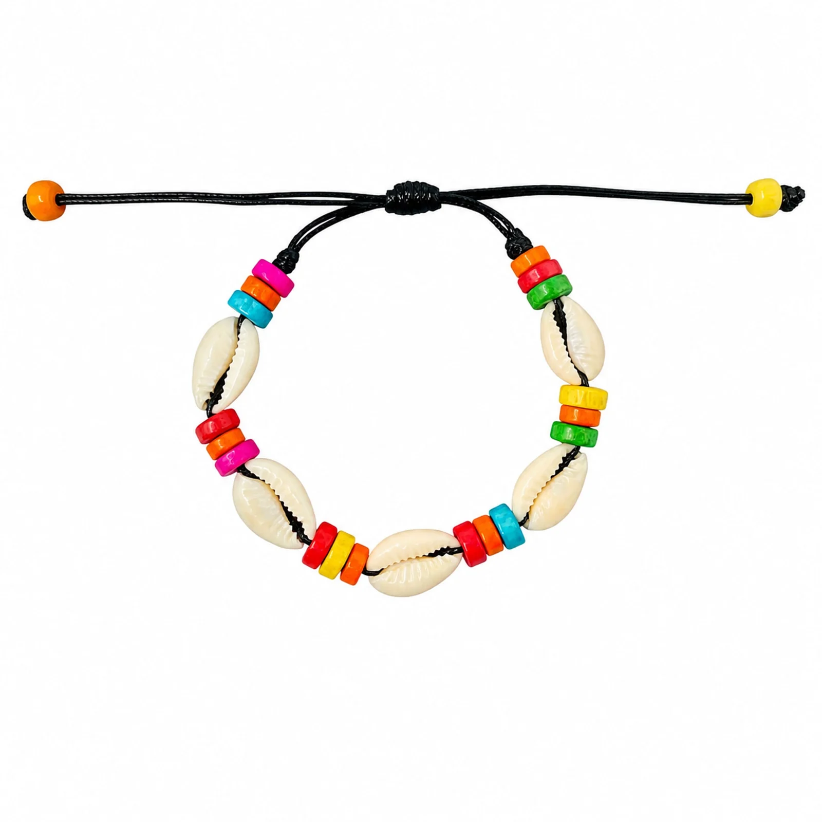 PULSERA HILO ENCERADO DE CONCHA