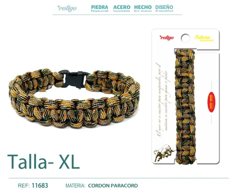 PULSERA PARACORD TRENZADO