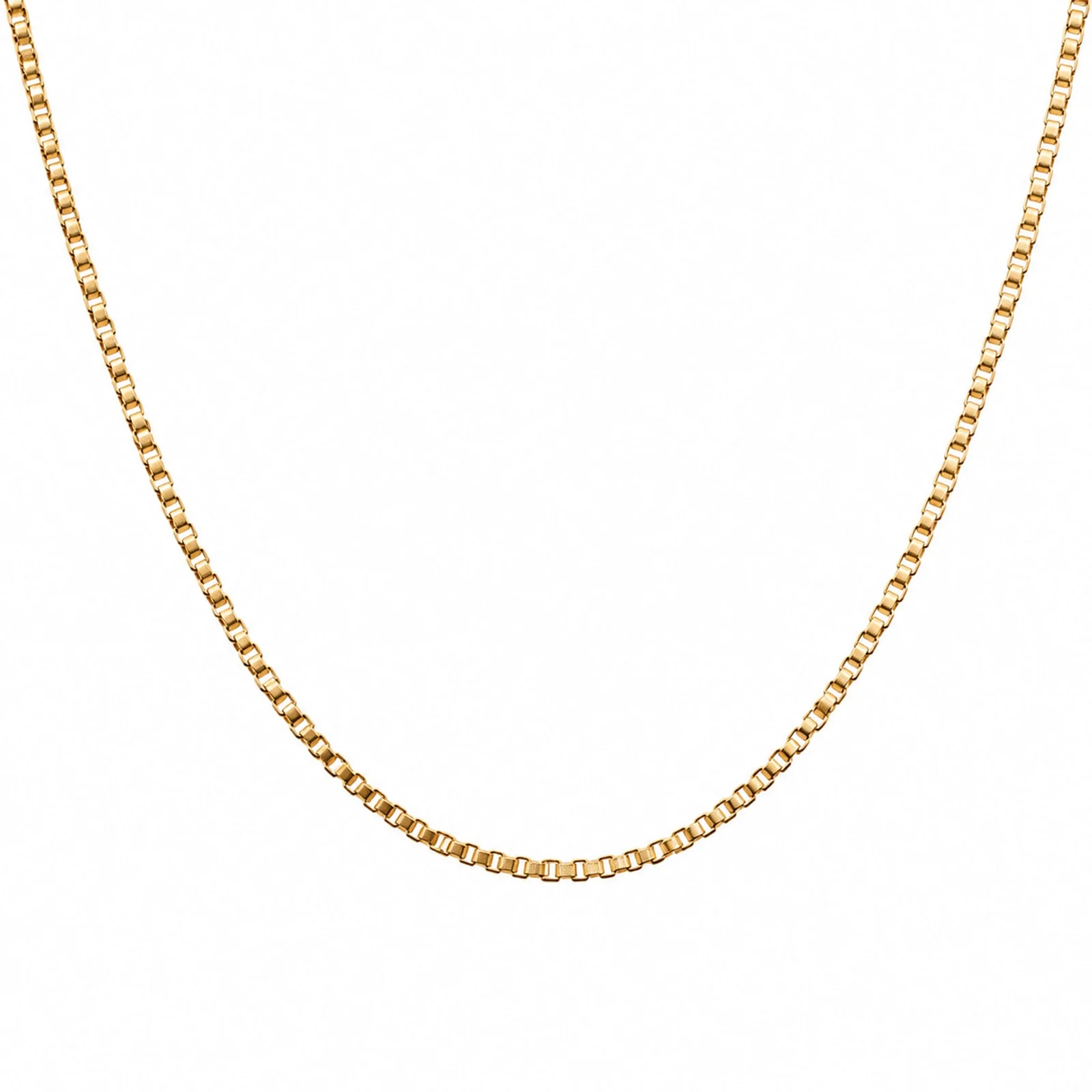 COLLAR DE CADENA ACERO DORADO