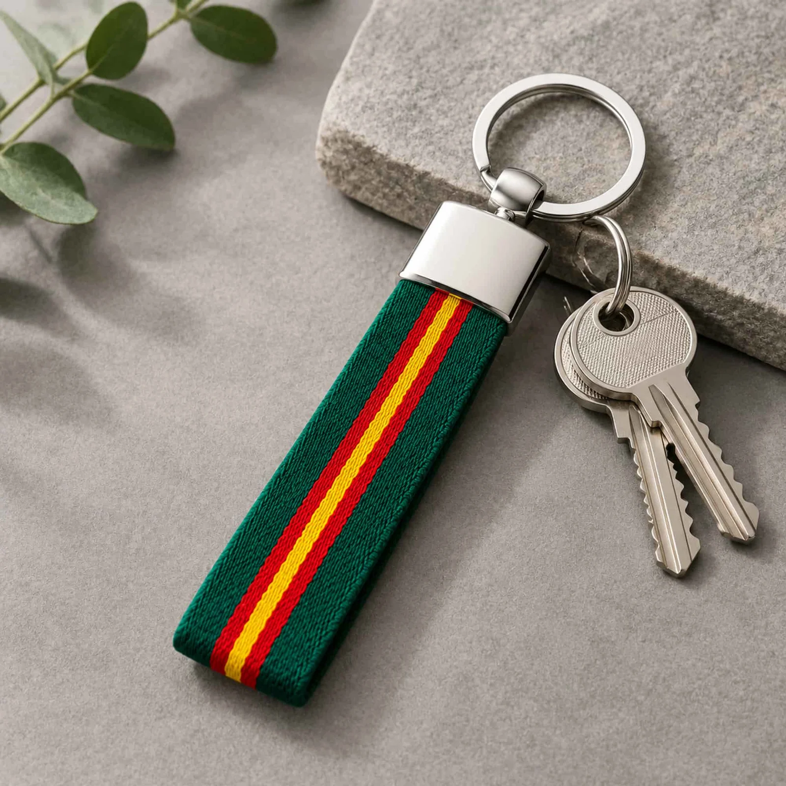 LLAVERO BANDERA ESPAÑA DE CINTA ELÁSTICA