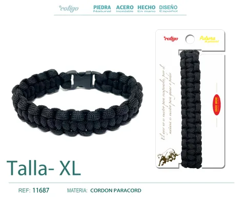PULSERA PARACORD TRENZADO