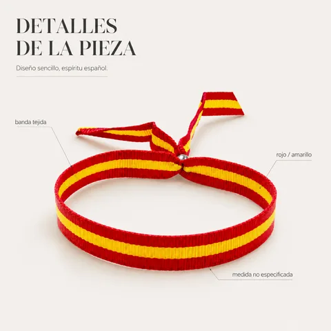 Pulsera Bandera España