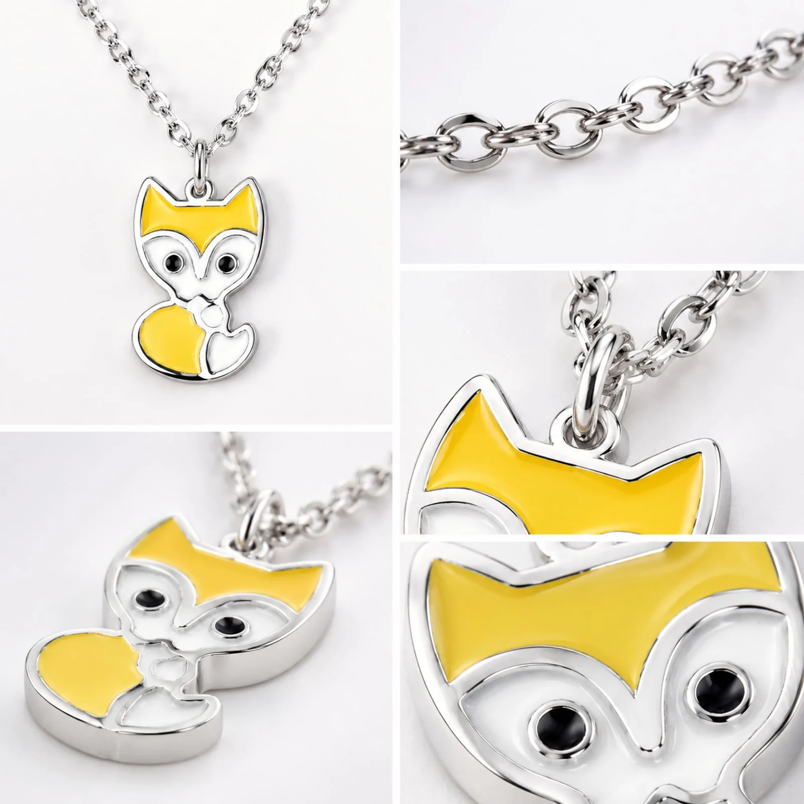 COLLAR NIÑA ACERO COLOR PLATEADO