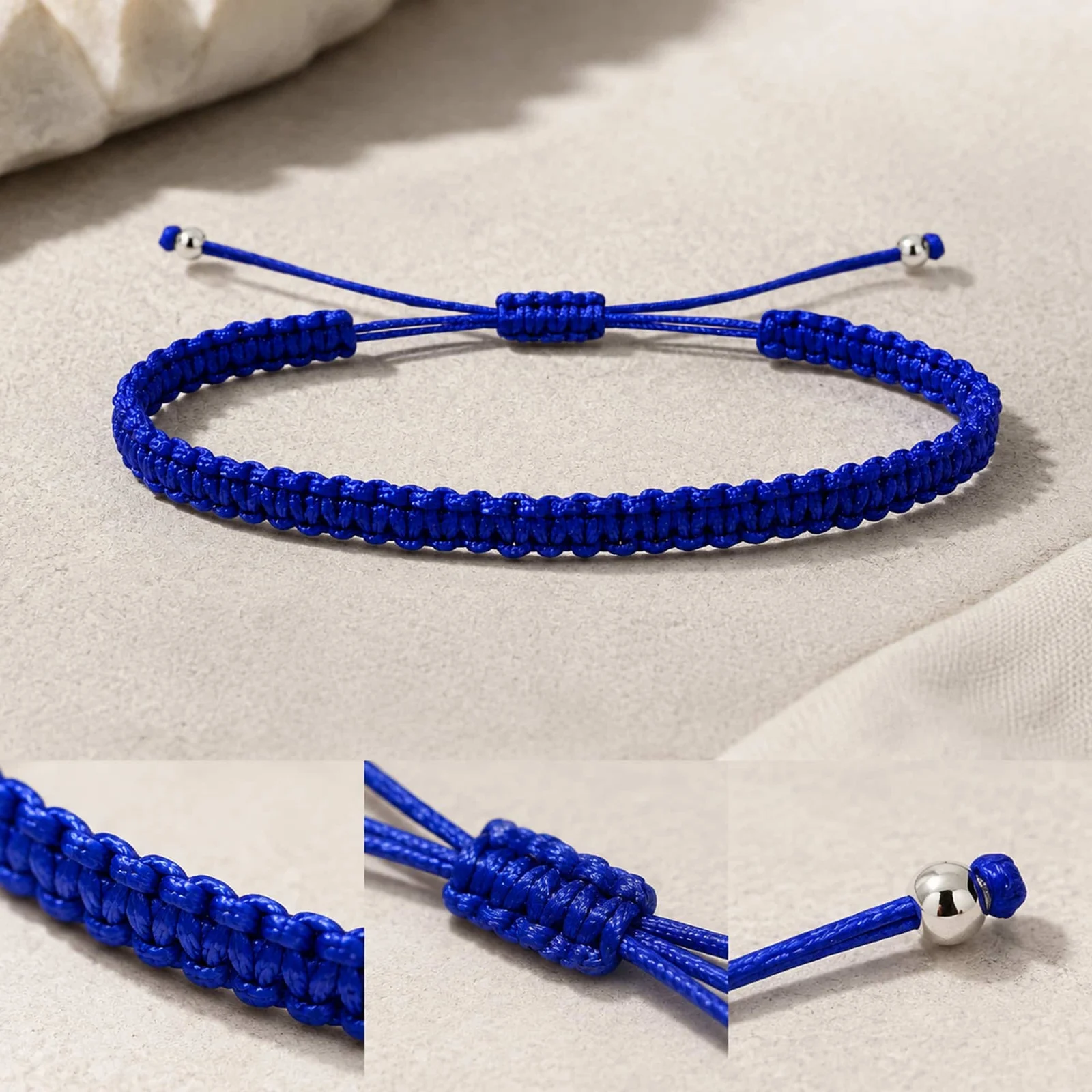 PULSERA HILO DESTINO COLOR AZUL