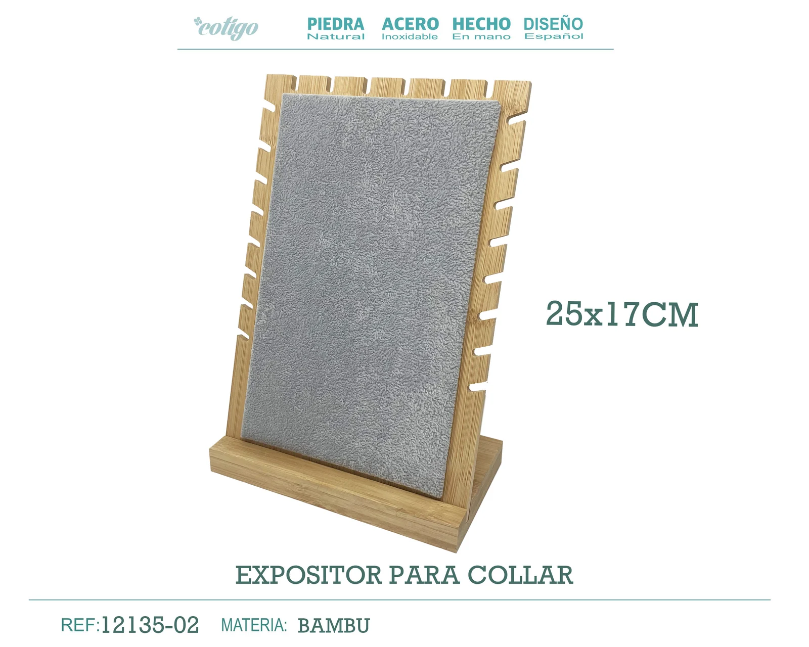 Expositor de Bambú para Collar