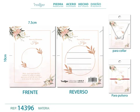 TARJETA FELICITACIÓN PARA HIJA