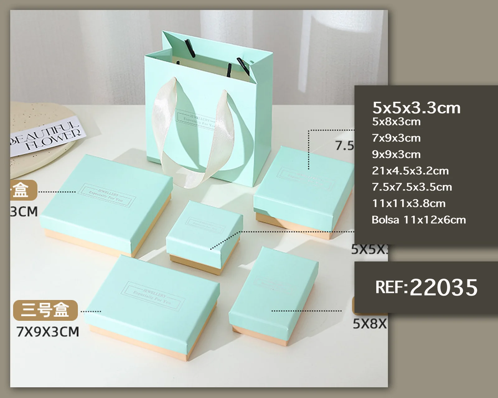CAJA DE REGALO 5X5X3.3 CM