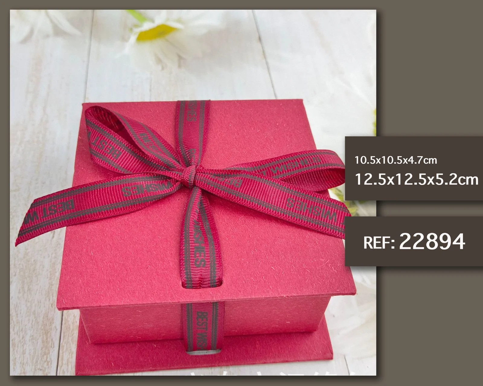 CAJA DE REGALO 12.5X12.5X5.2CM