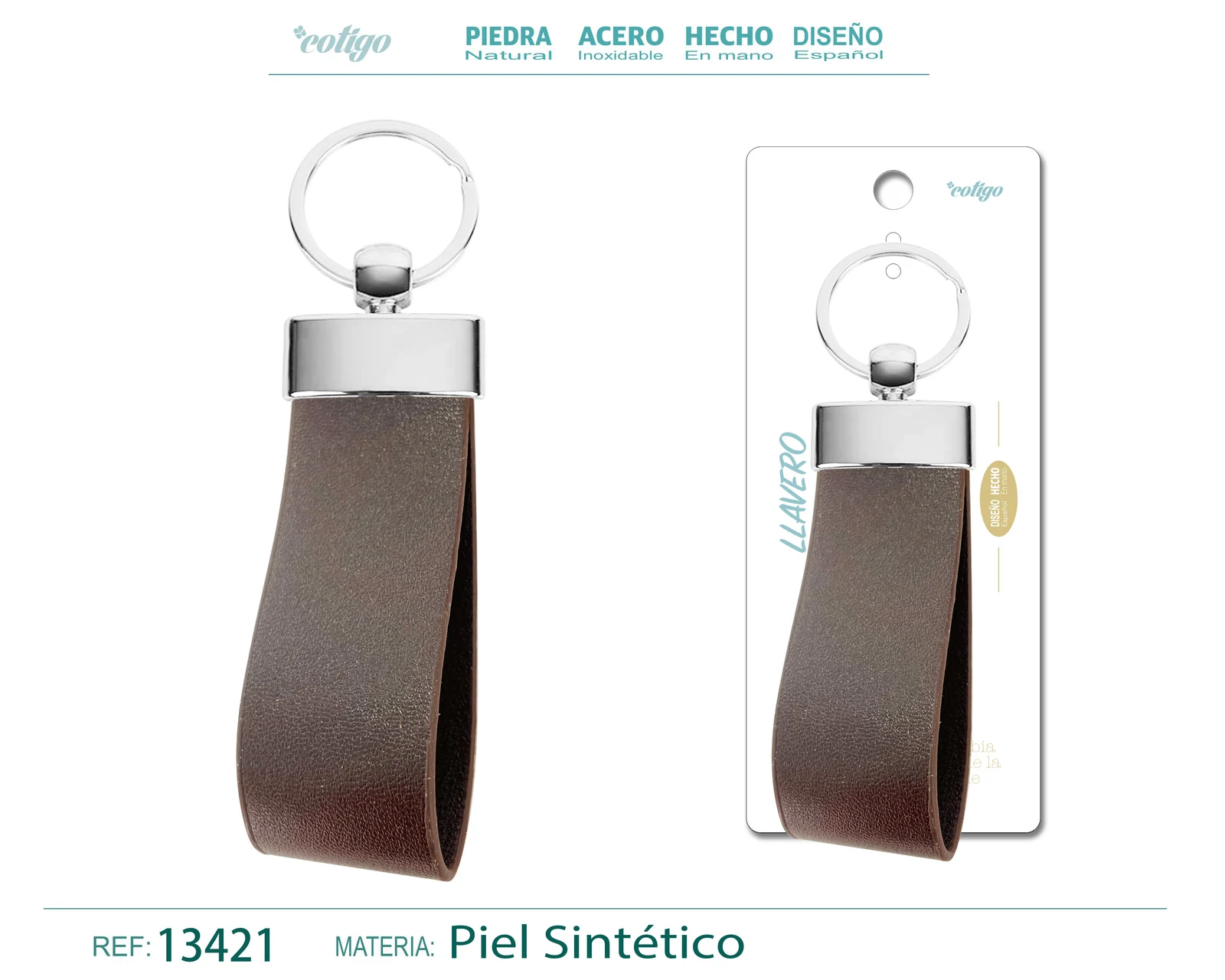 LLAVERO CUERO SINTÉTICO