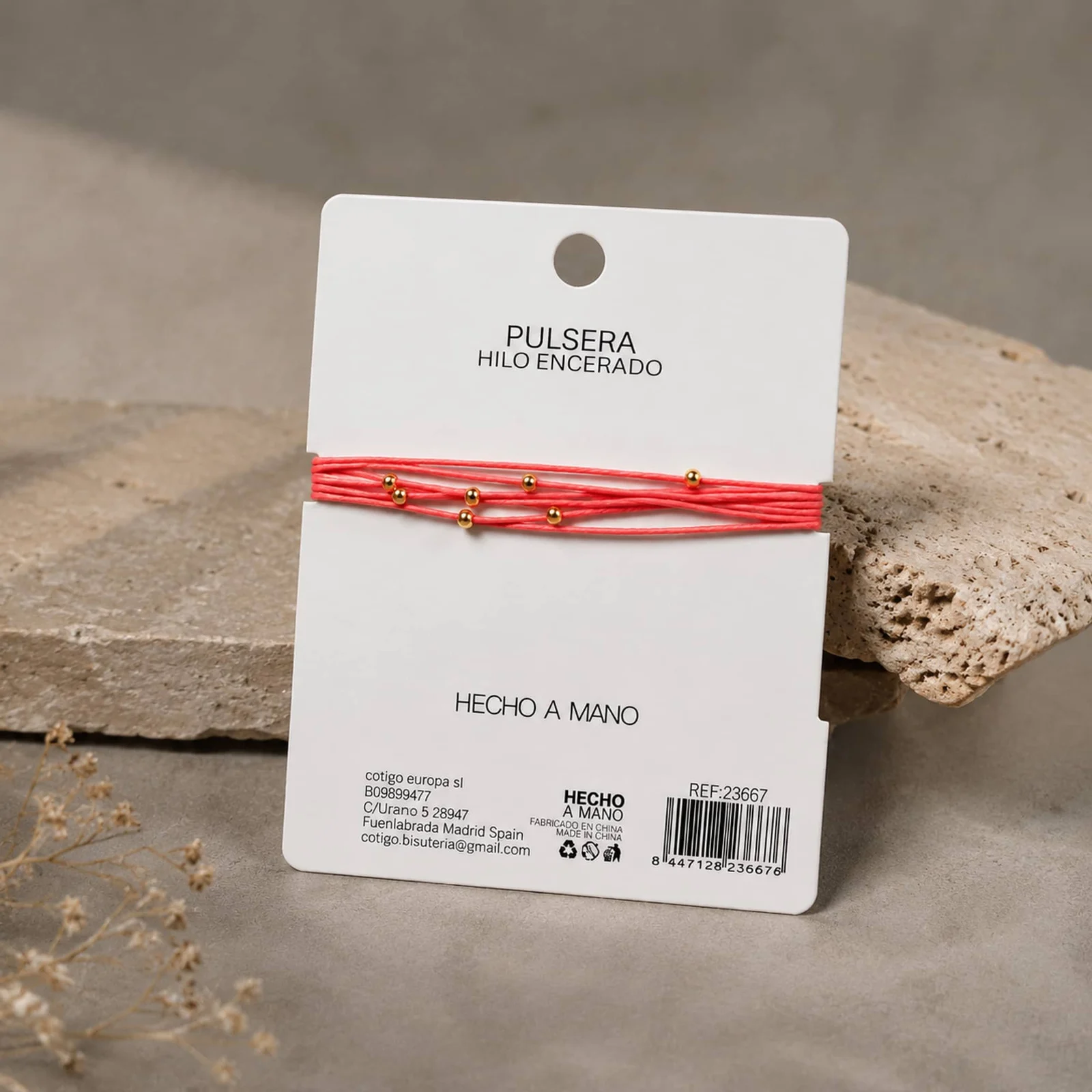 PULSERA HILO ENCERADO