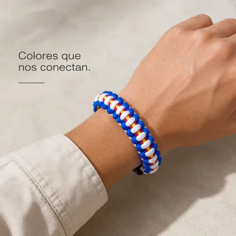 PULSERA PARACORD BANDERA ESPAÑOL