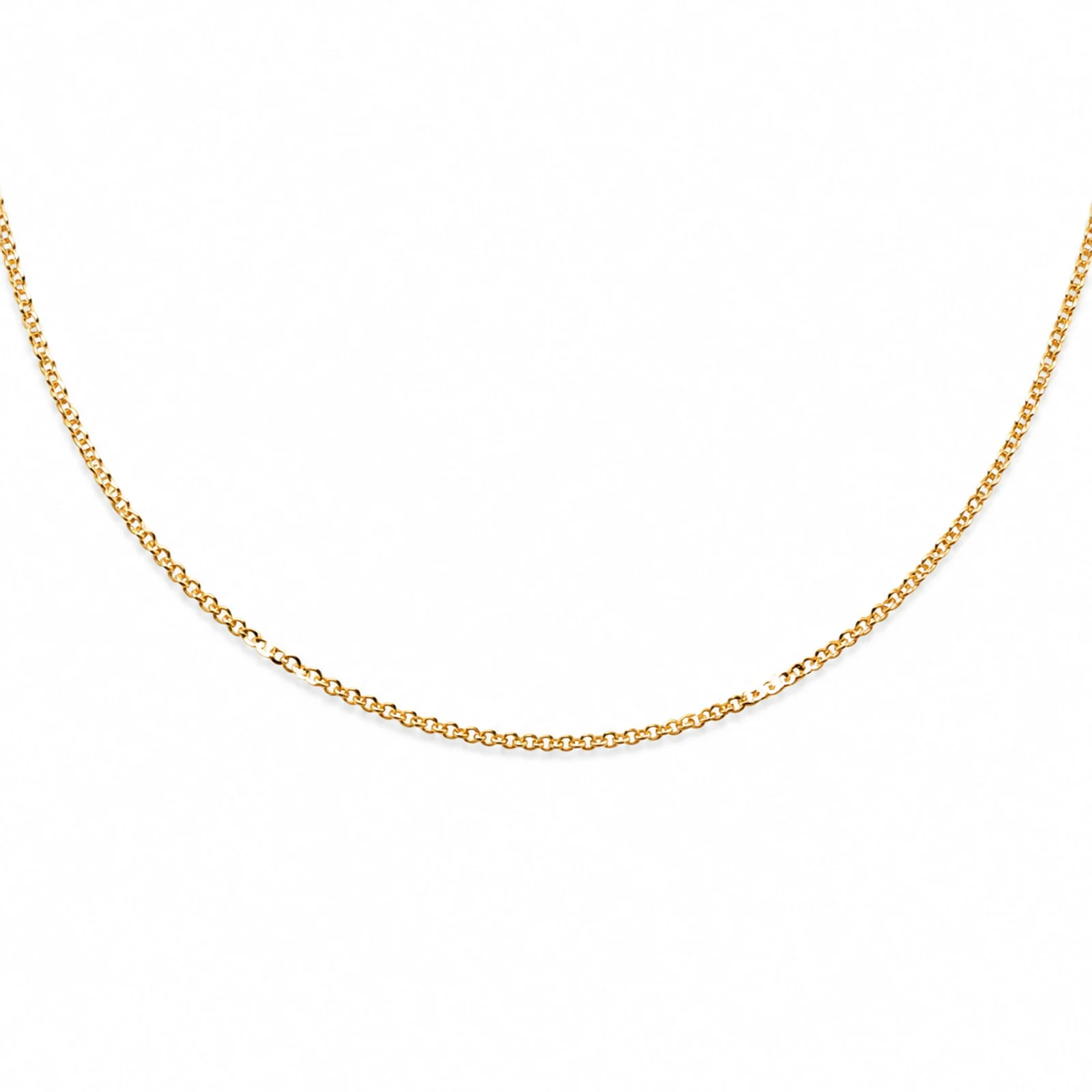 COLLAR DE CADENA ACERO DORADO