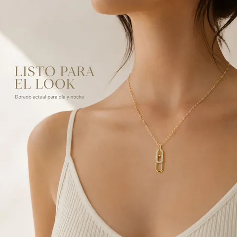 COLGANTE CHAPADO ORO 14K CON CIRCONITA