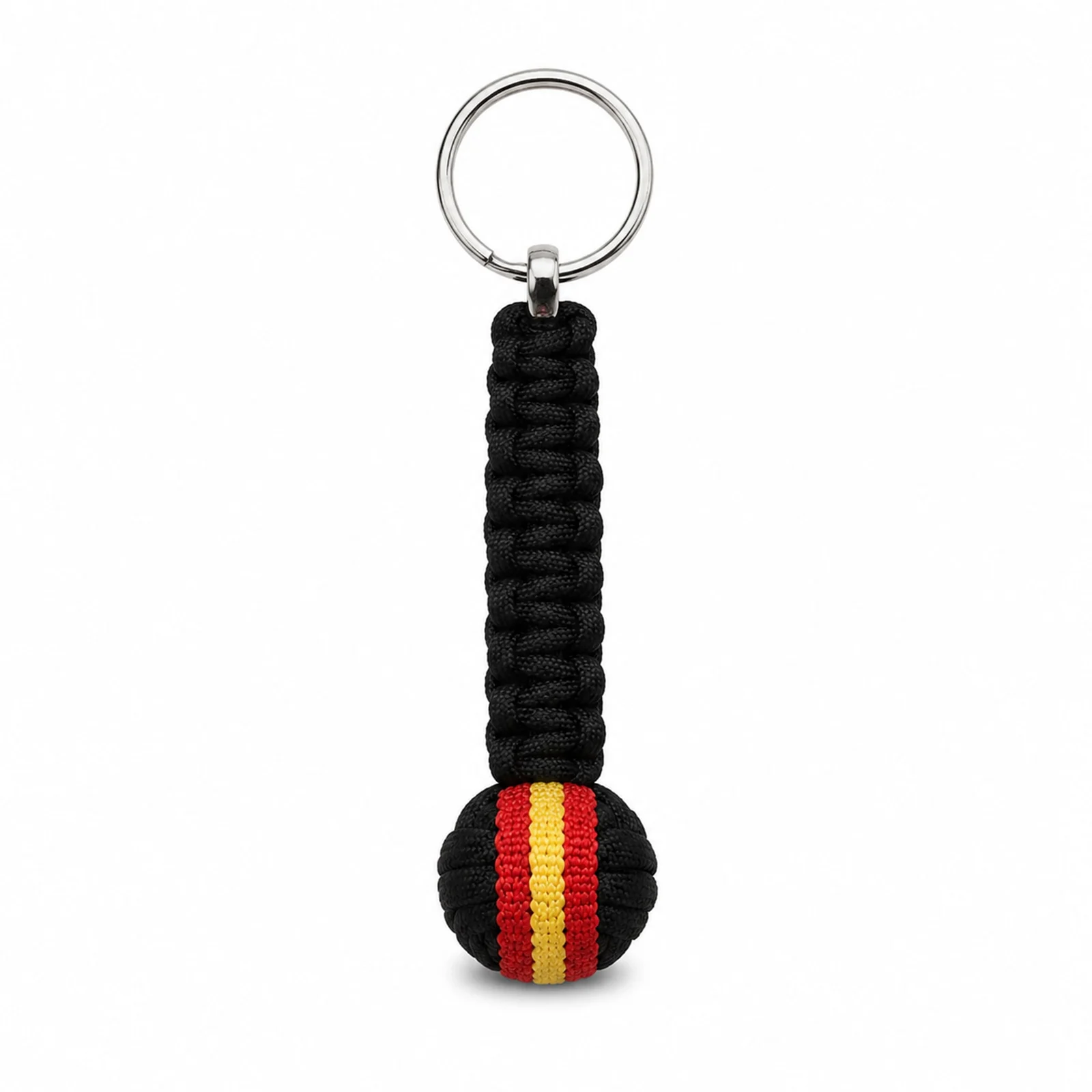 LLAVERO BOLA DE CUERDA CON ARO ACERO