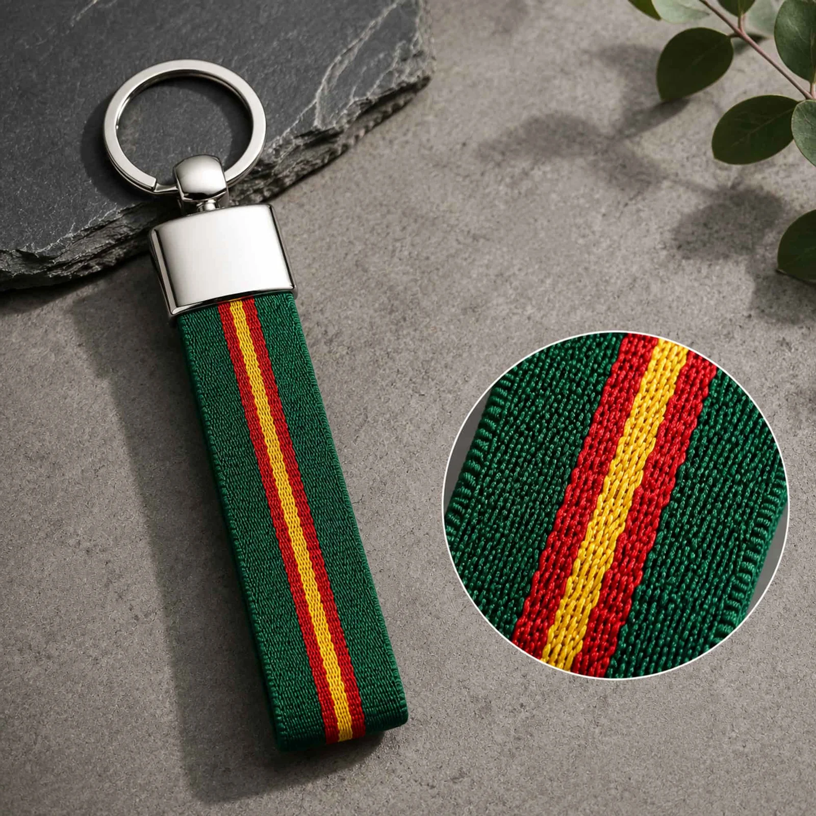 LLAVERO BANDERA ESPAÑA DE CINTA ELÁSTICA