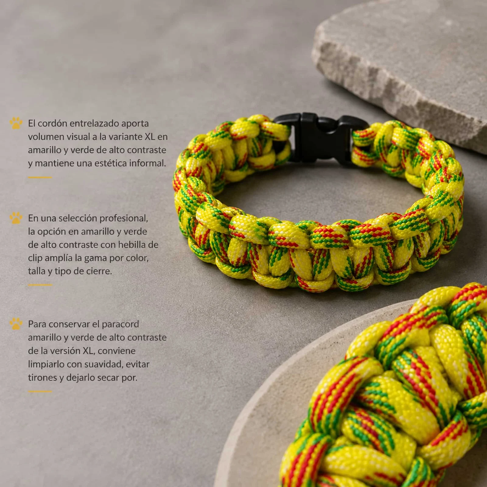 PULSERA PARACORD TRENZADO