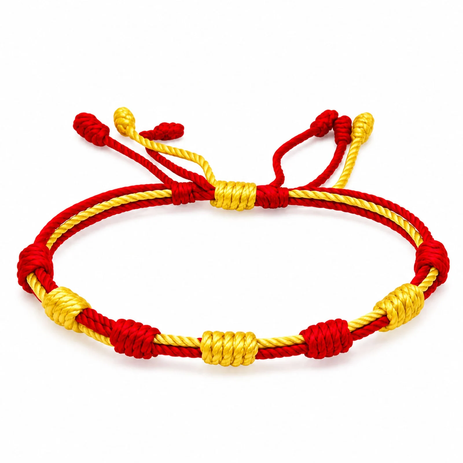 PULSERA 7 NUDOS DE BANDERA DE  ESPAÑA
