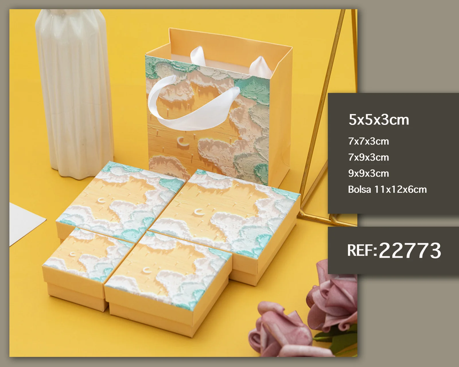 CAJA DE REGALO 5X5X3CM