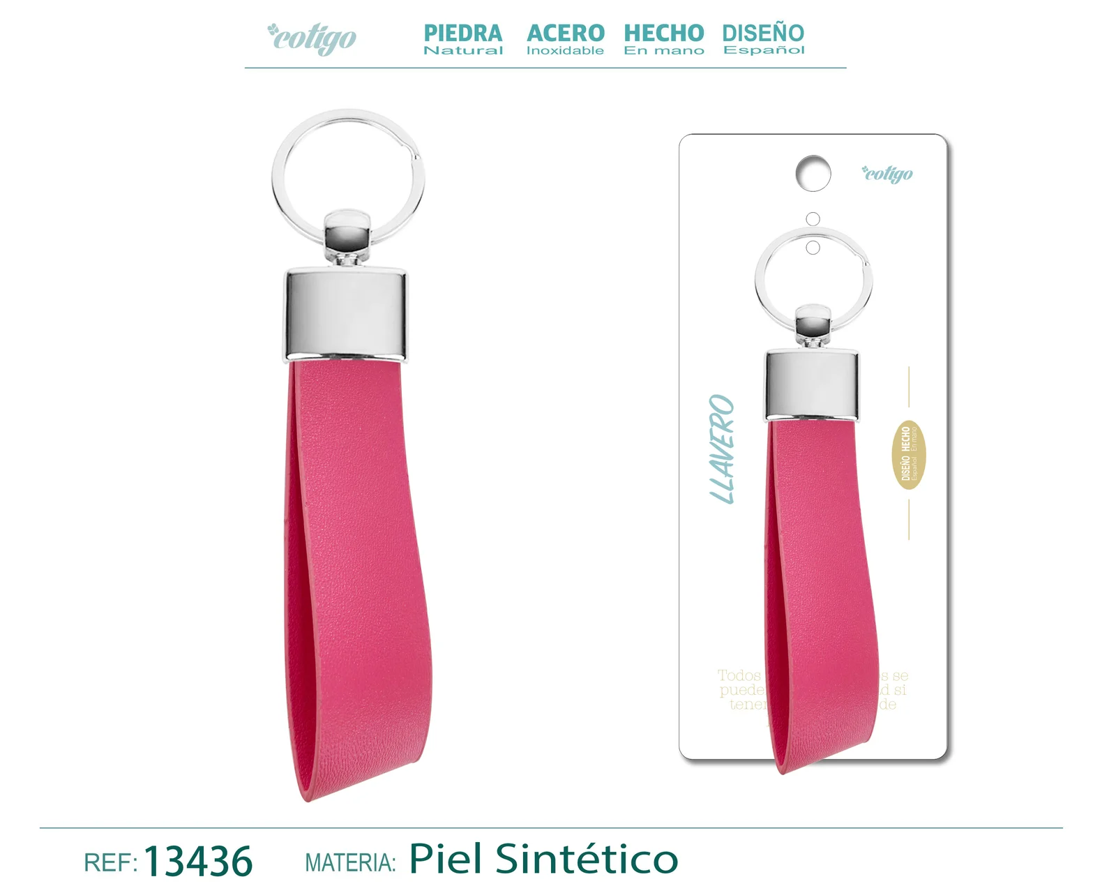 LLAVERO CUERO SINTÉTICO