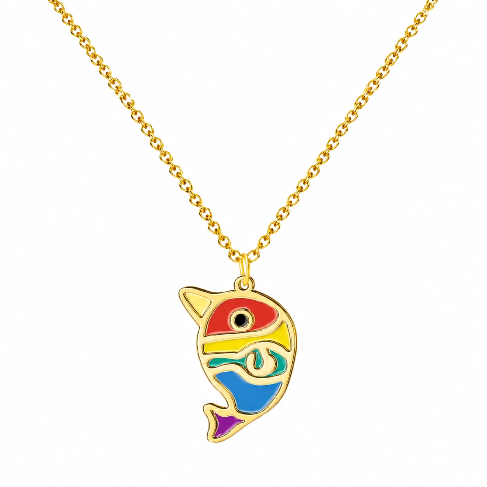 COLLAR NIÑA ACERO COLOR DORADO