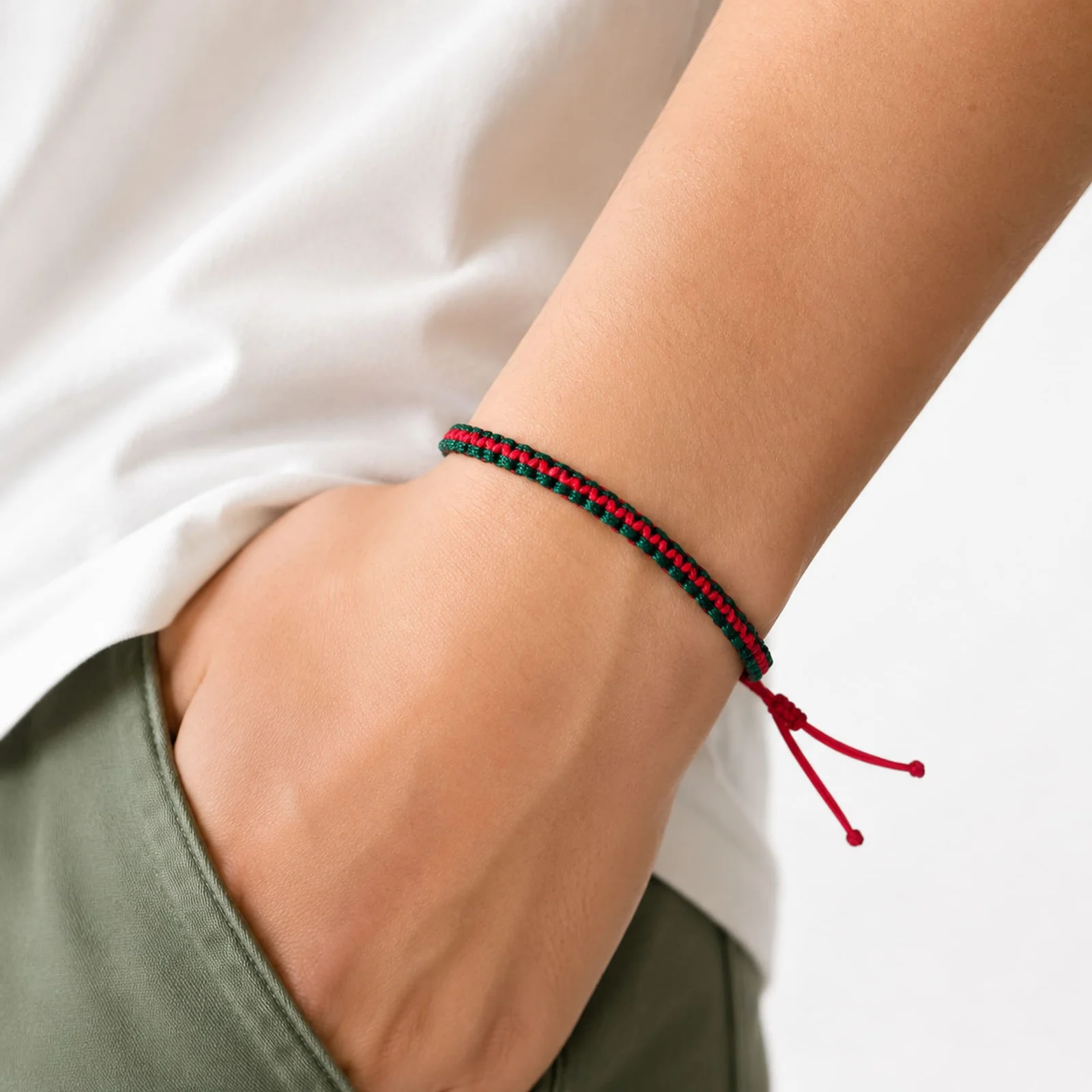 PULSERA BANDERA ESPAÑA VERDE