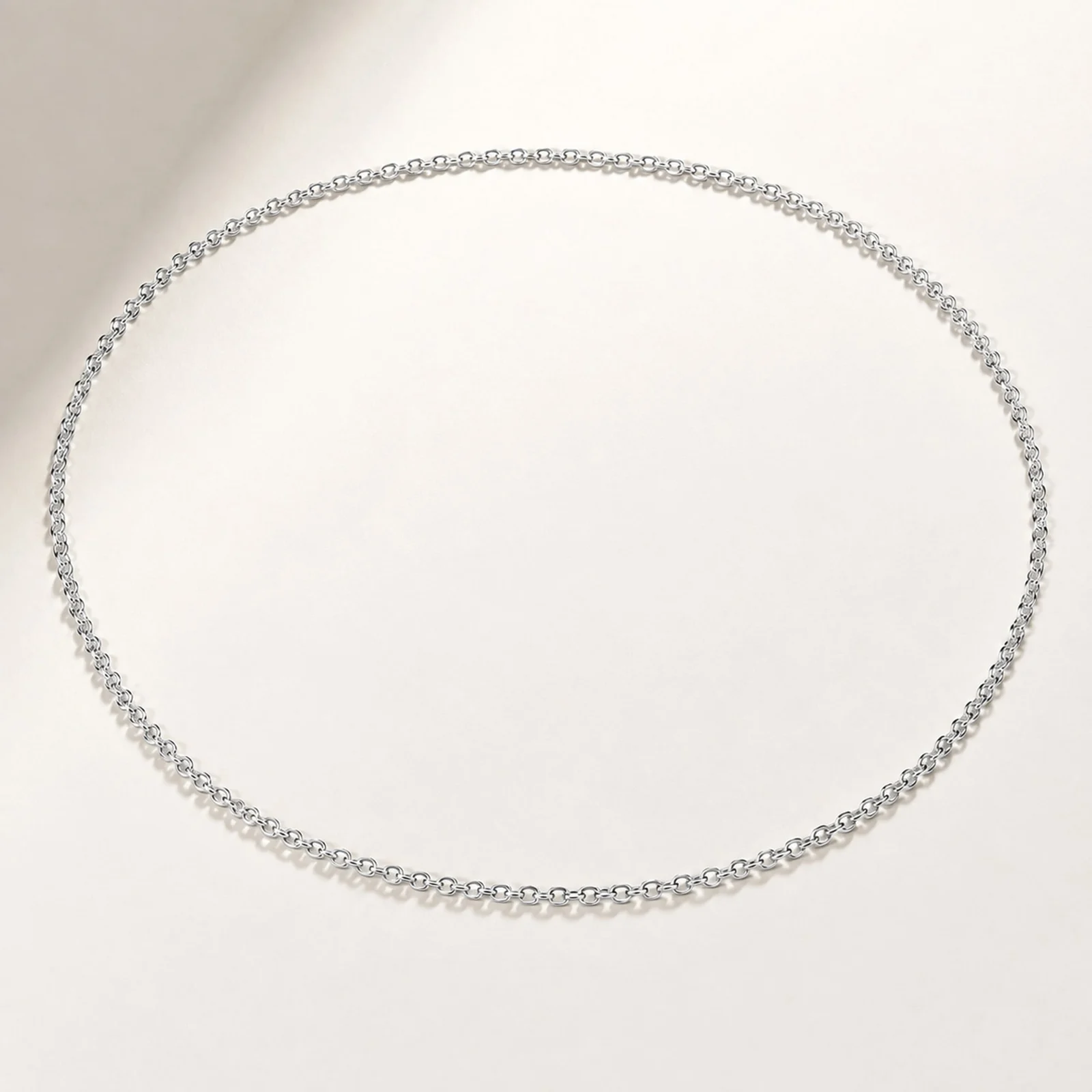 COLLAR DE CADENA ACERO PLATEADO