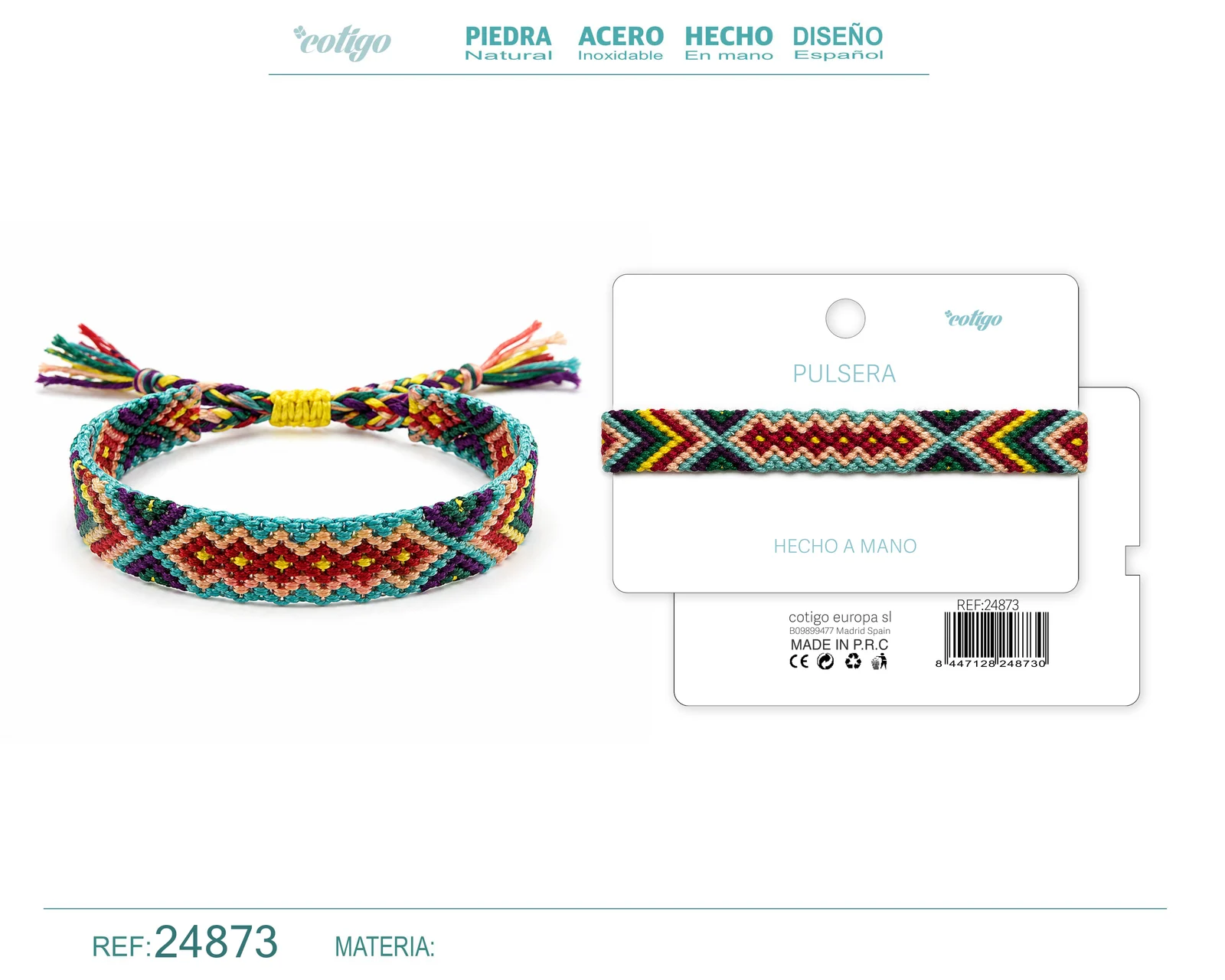 PULSERA HECHO A MANO