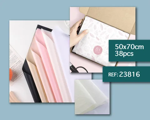 PAPEL DE SEDA PARA EMPAQUETE 50X70CM-38PCS