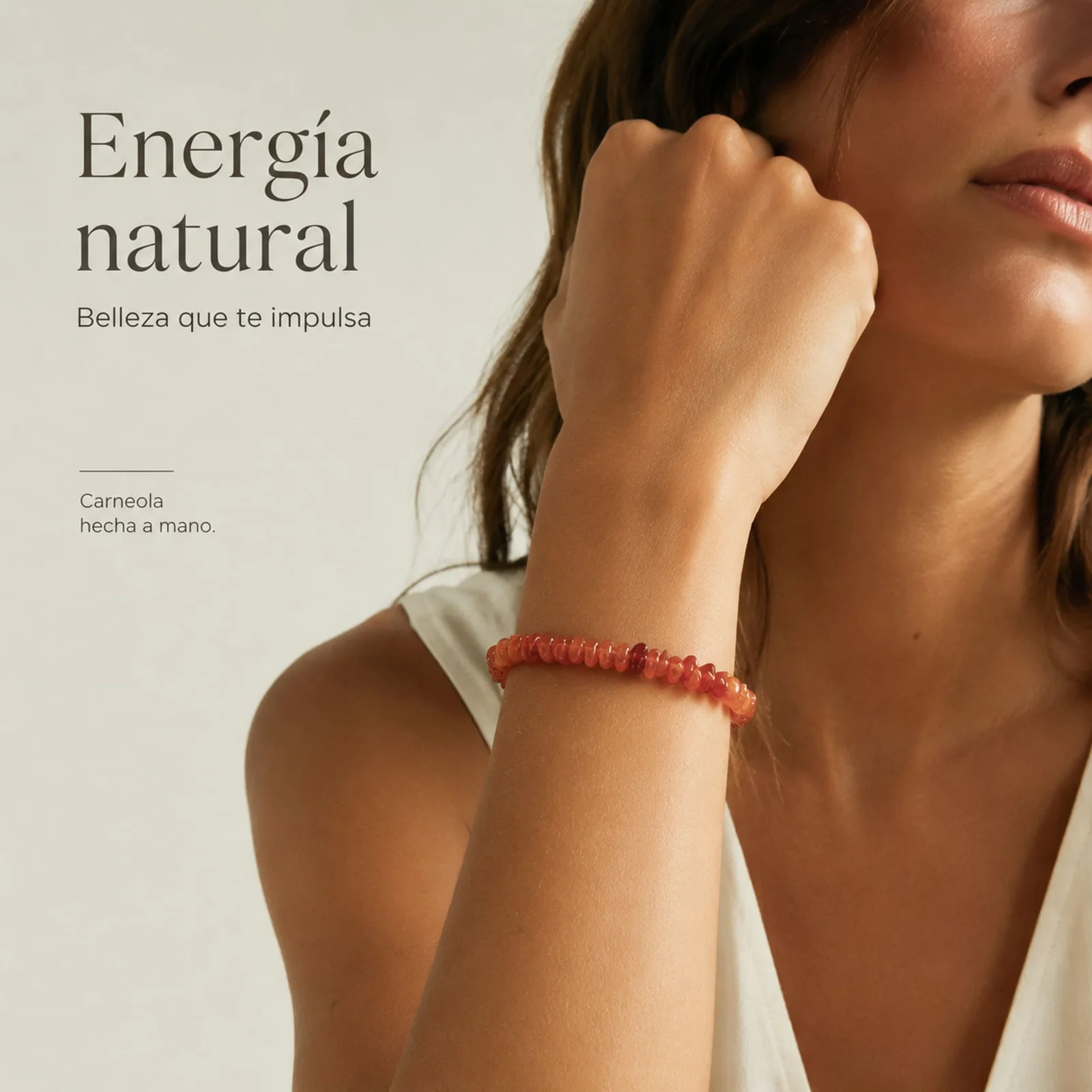 Pulsera Piedra natural Carneola