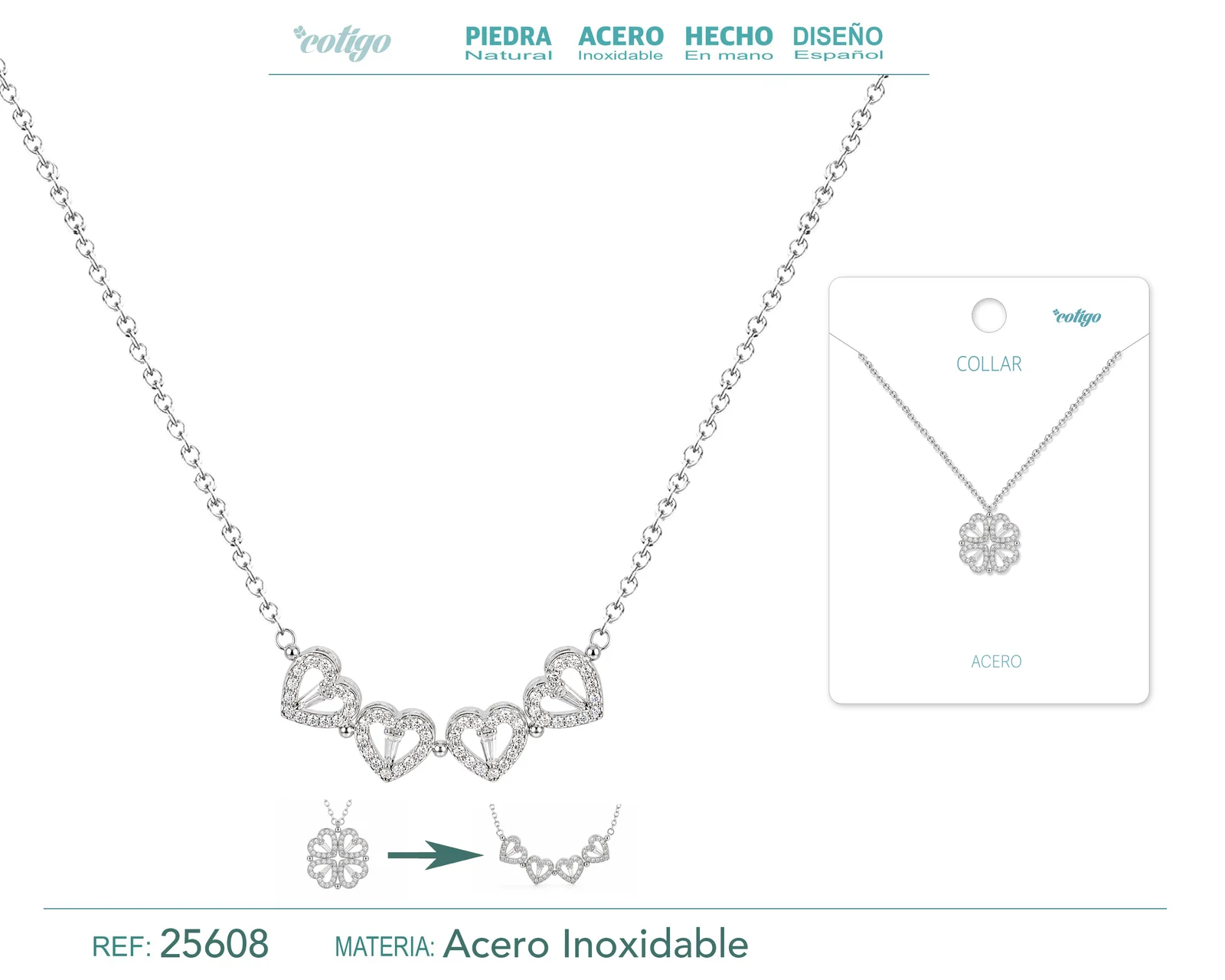 Collar Acero Inoxidable