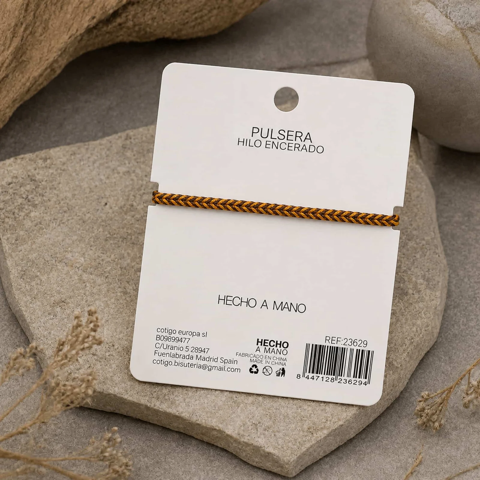 PULSERA HILO ENCERADO