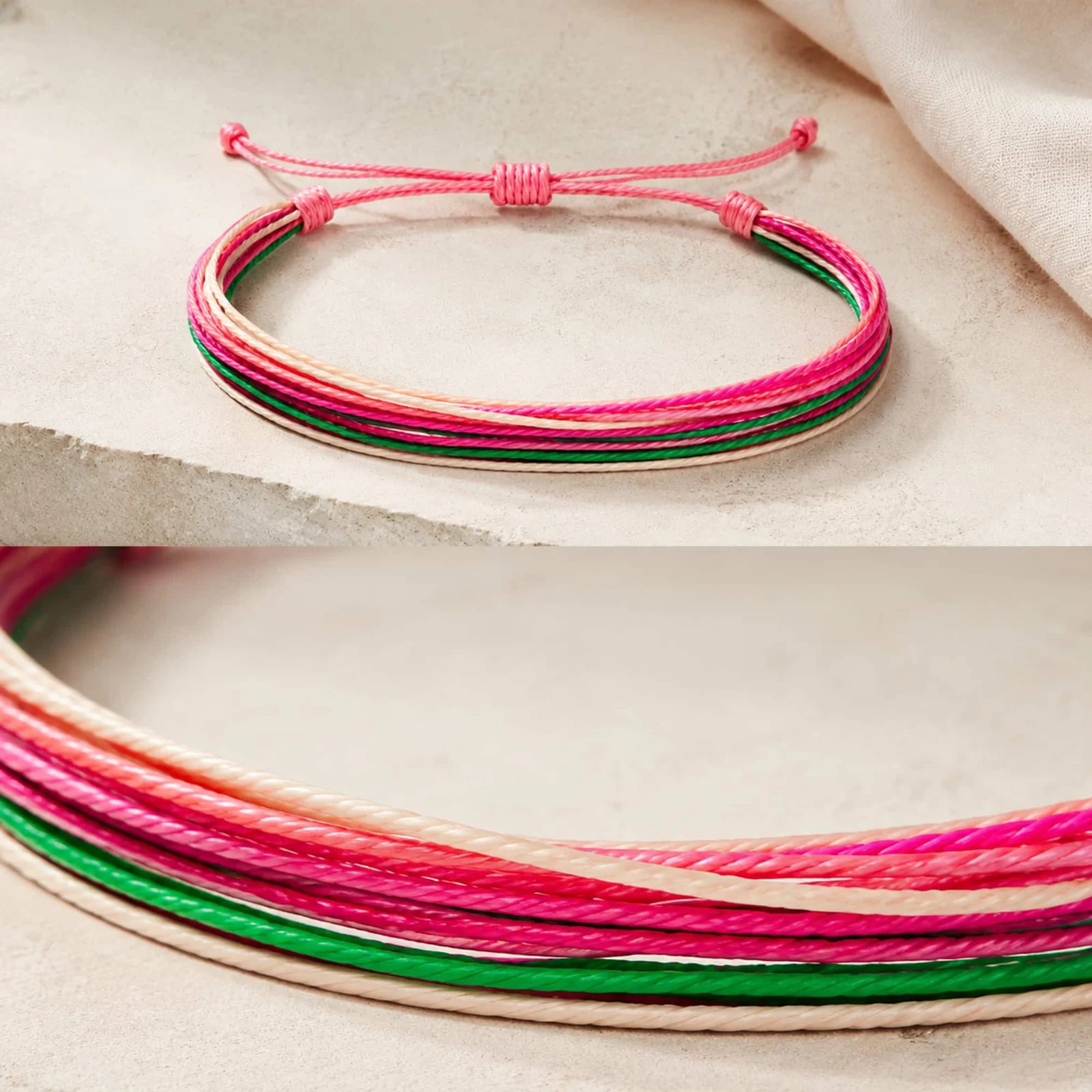PULSERA HILO ENCERADO