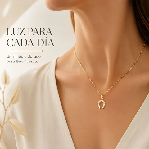 COLGANTE CHAPADO ORO 14K CON CIRCONITA