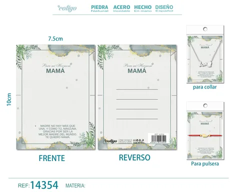 TARJETA FELICITACIÓN PARA MAMÁ