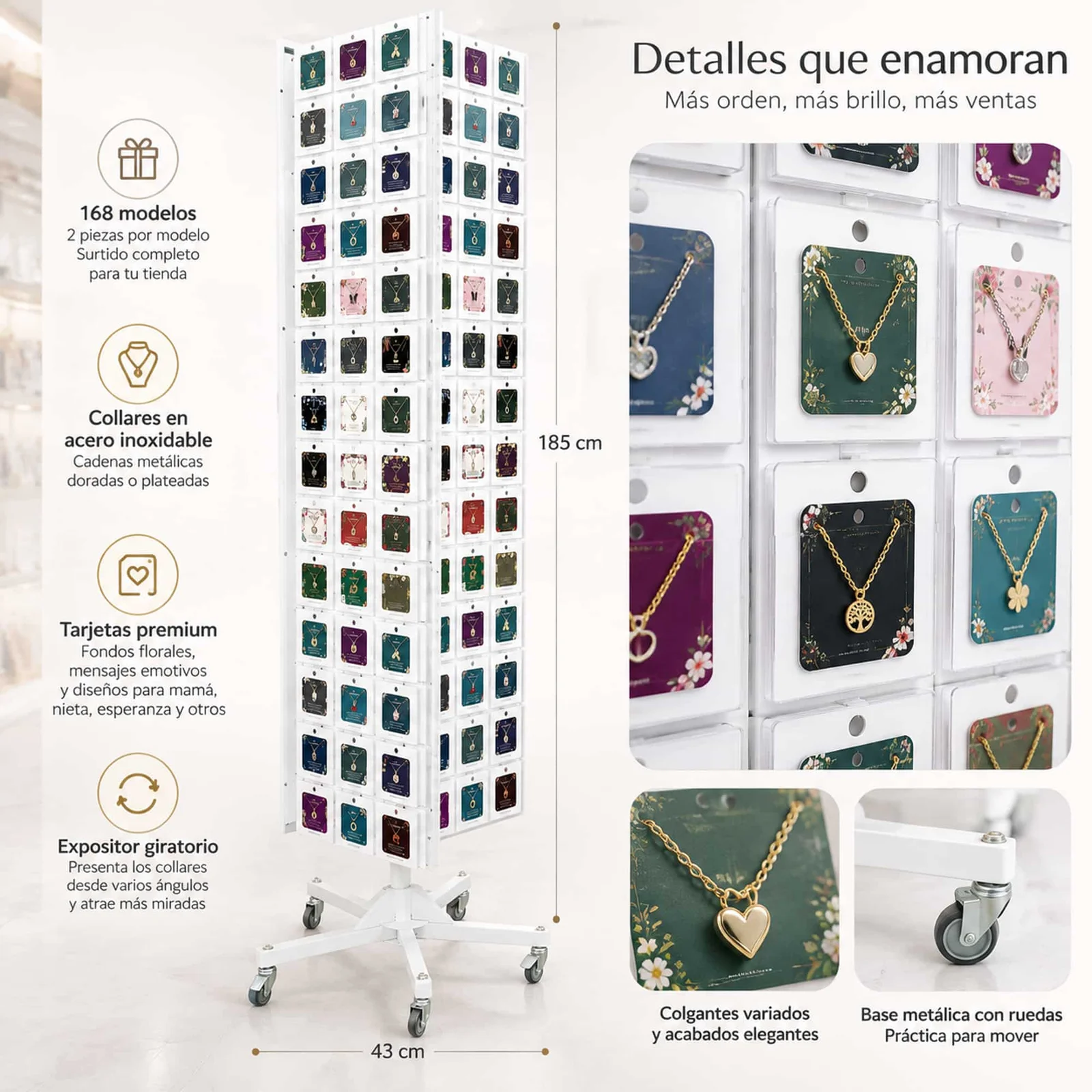 Expositor de Collar premium