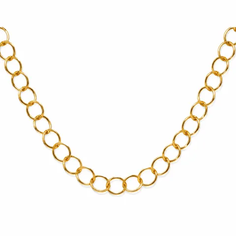 COLLAR DE CADENA ACERO DORADO