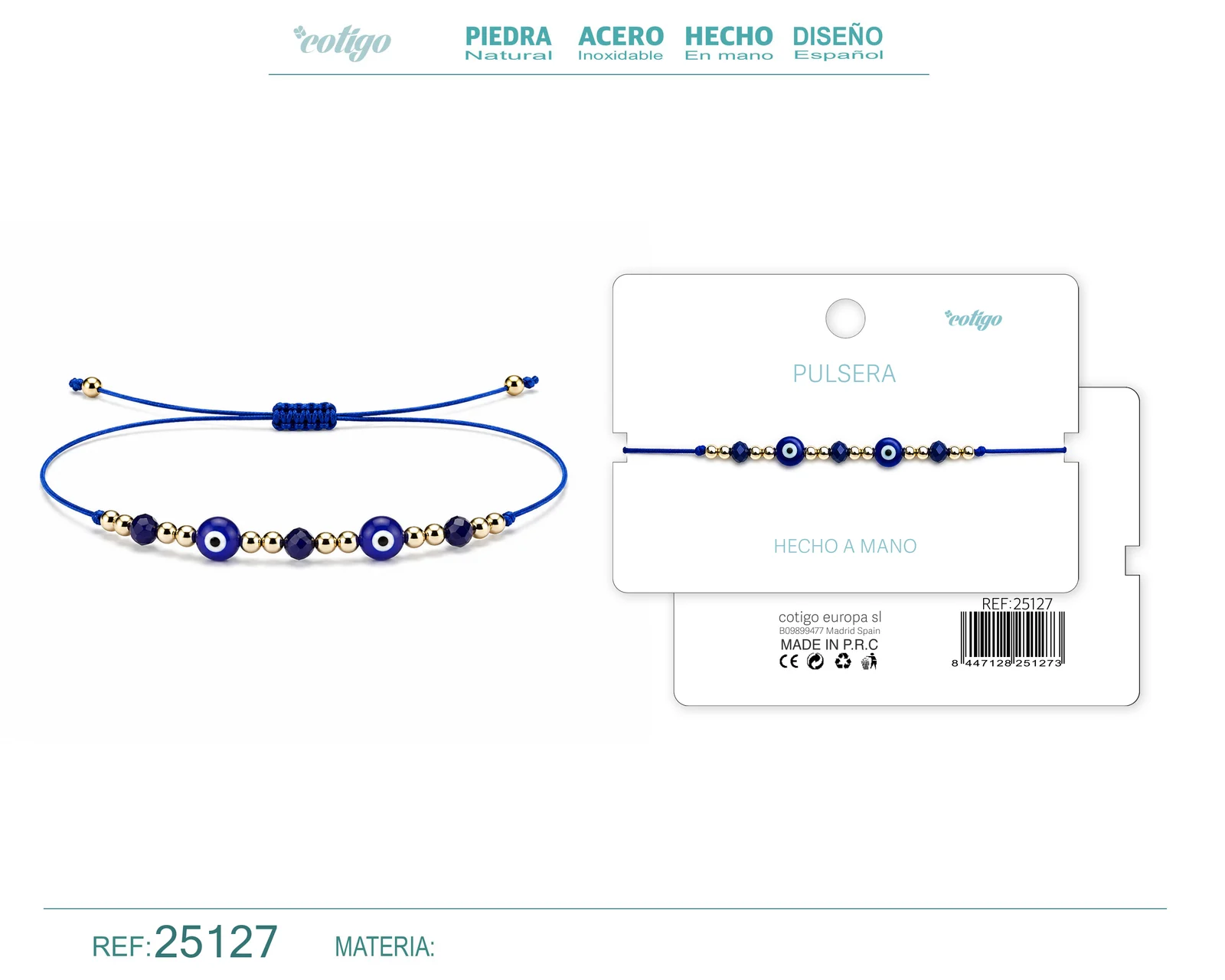 PULSERA HECHO A MANO