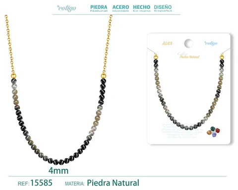 COLLAR AGATA 4MM