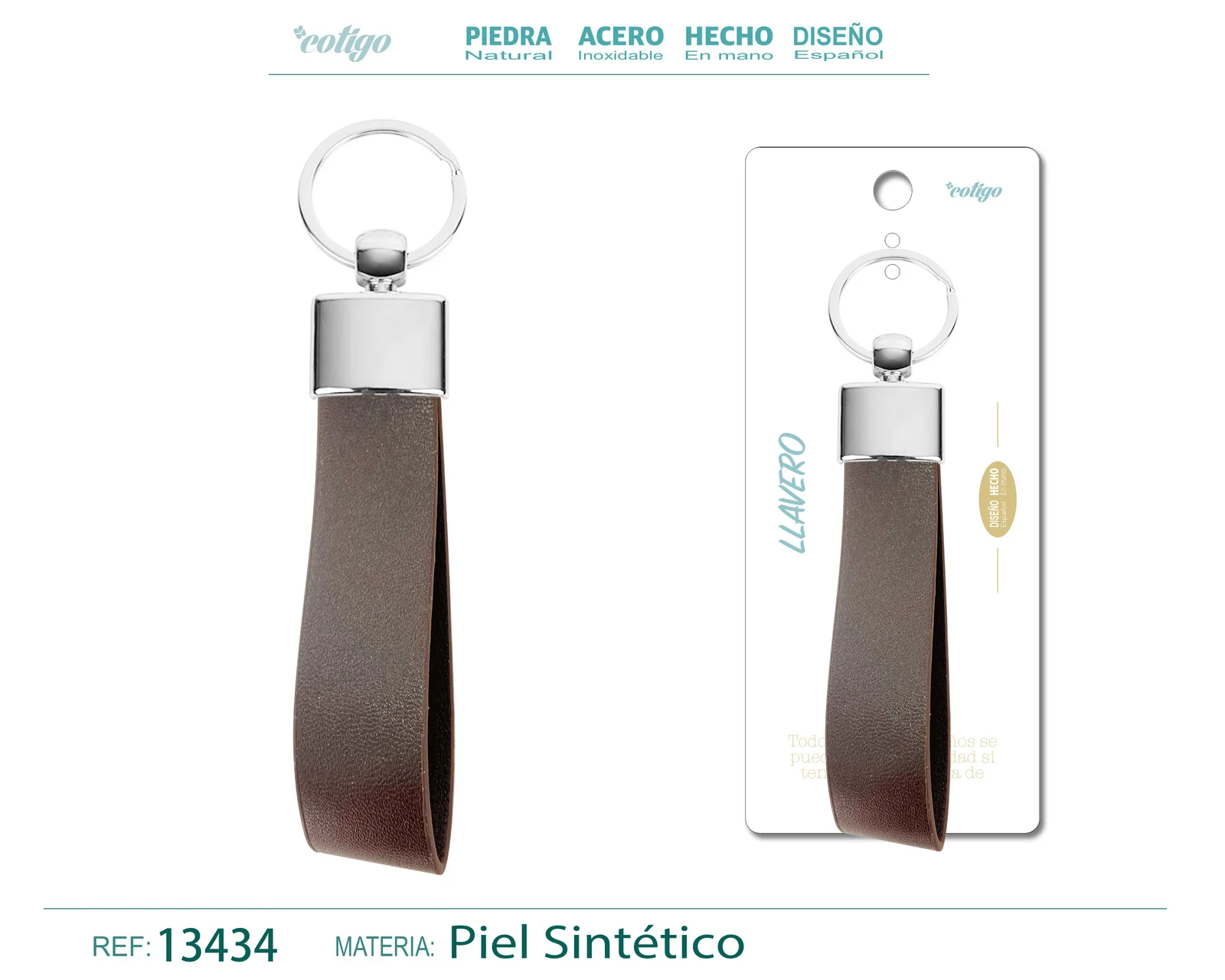 LLAVERO CUERO SINTÉTICO
