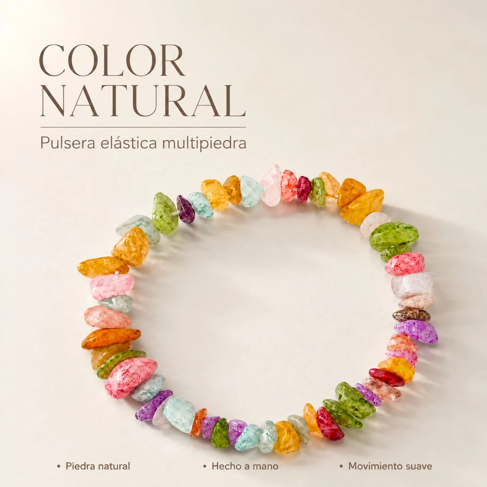 Pulsera Piedra natural Multipiedra