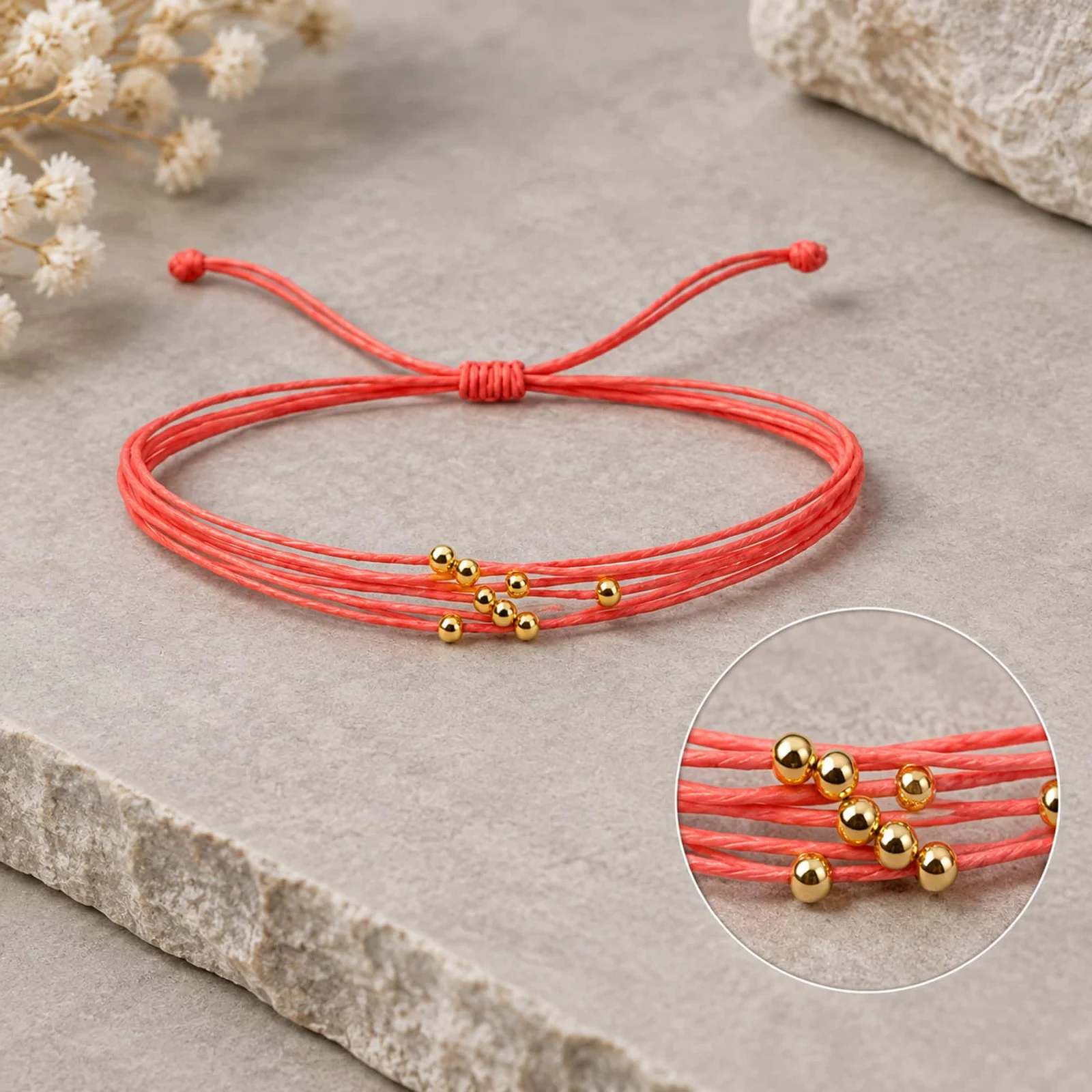 PULSERA HILO ENCERADO