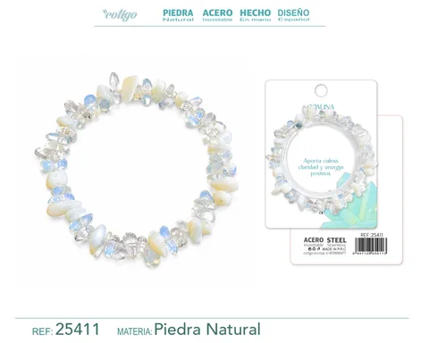 Pulsera Piedra natural Opalina