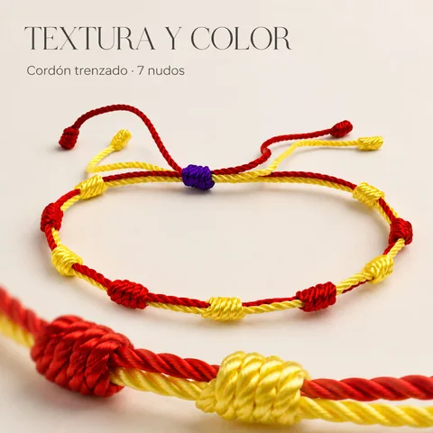 PULSERA 7 NUDOS DE BANDERA DE  ILLES BALEARS