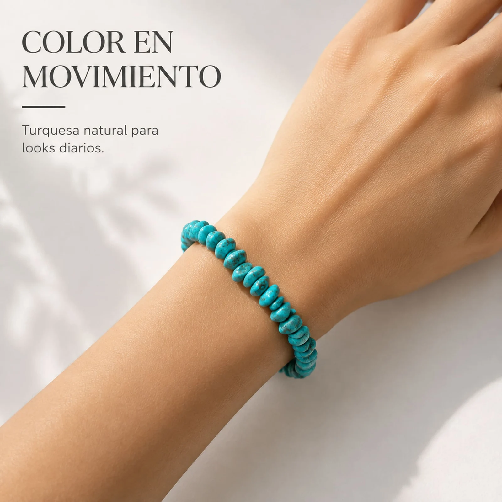 Pulsera Piedra natural Turquesa