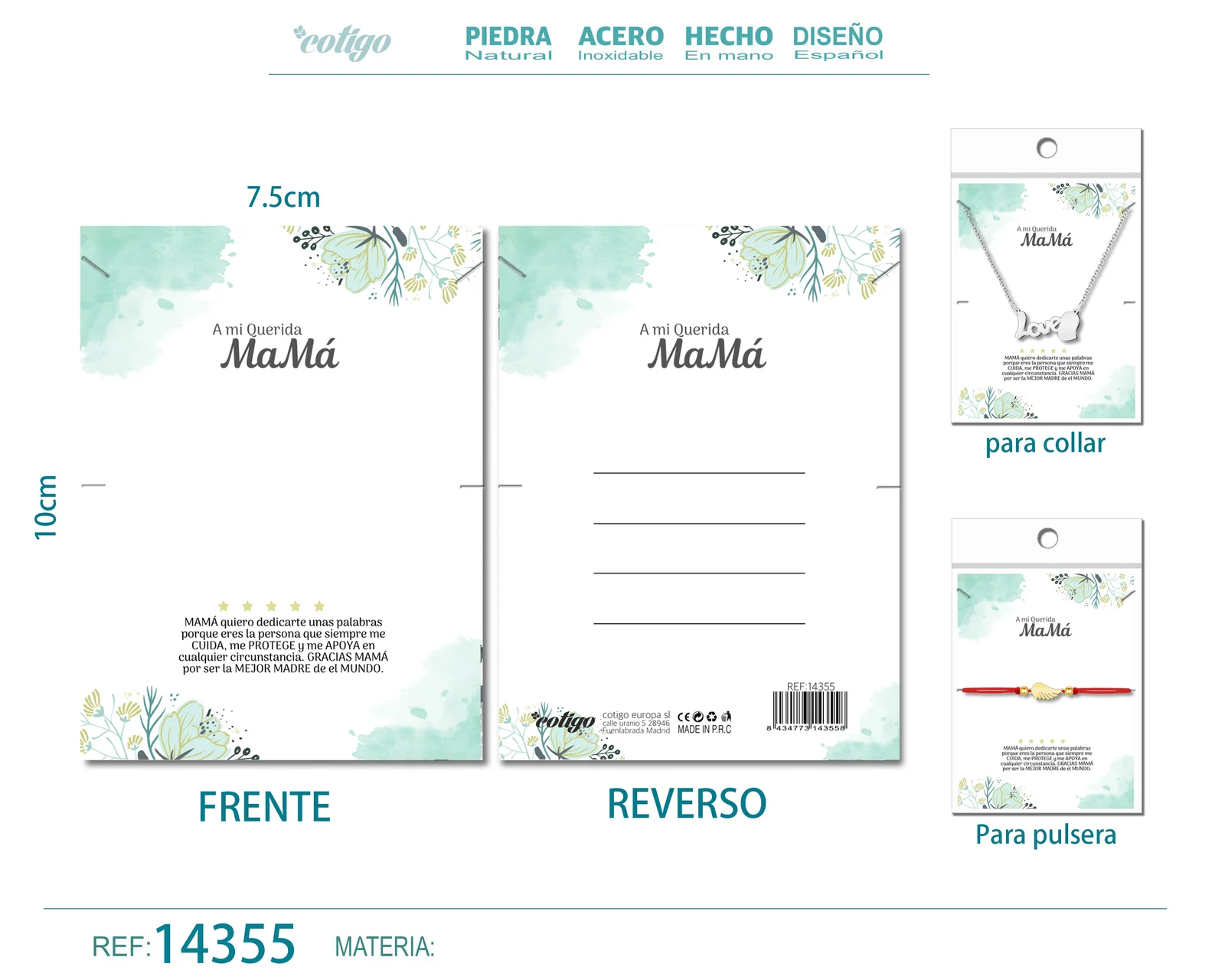 TARJETA FELICITACIÓN PARA MAMÁ